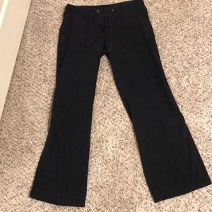 London Jean Chino - Black Pants, Drawstring waist